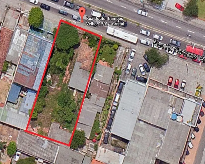 Foto 1 de Terreno / Lote à venda, 792m2 em Cristal, Porto Alegre - RS