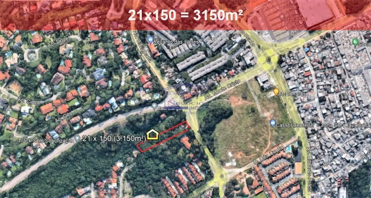 Foto 1 de Terreno / Lote à venda, 3150m2 em Ipanema, Porto Alegre - RS