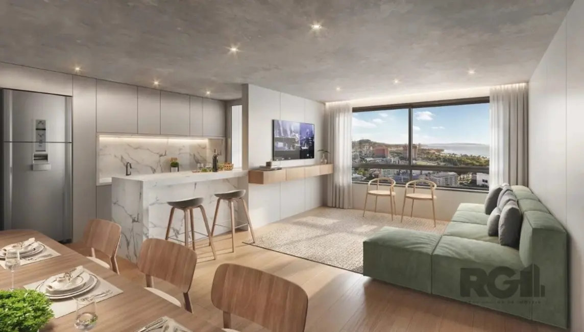 Apartamento com 3 quartos à venda, 98m2 em Menino Deus, Porto Alegre - RS - imagem 2 Foto 2 de Apartamento com 3 quartos à venda, 98m2 em Menino Deus, Porto Alegre - RS