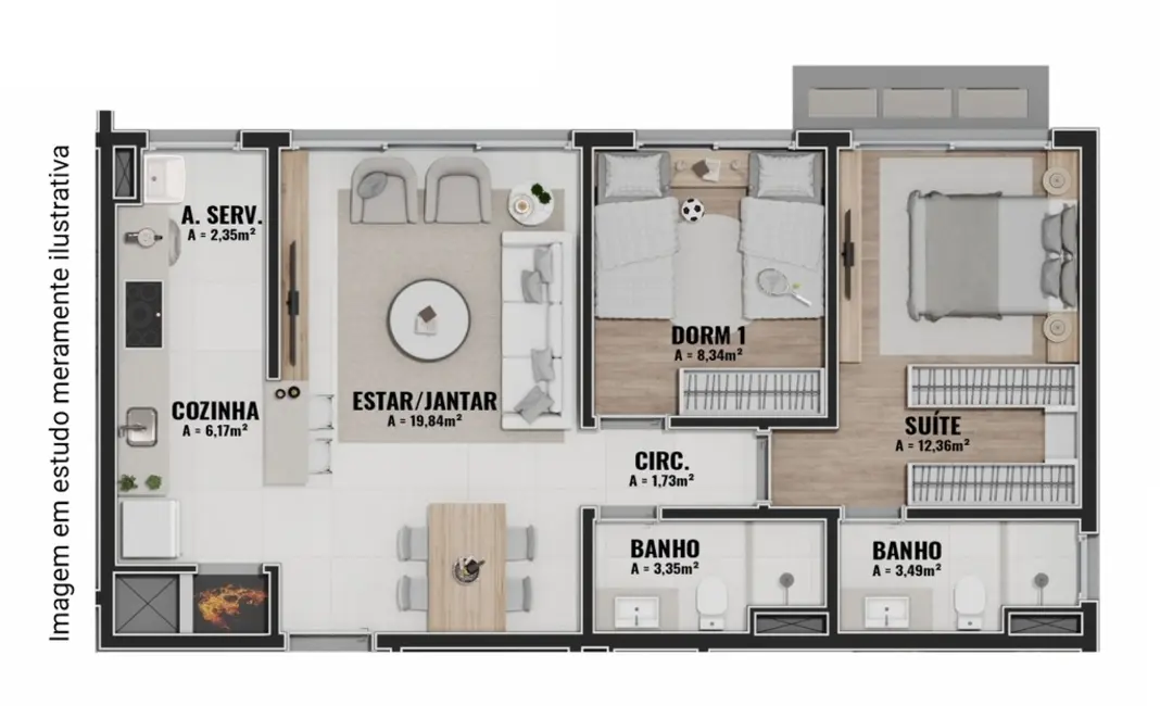 Foto 9 de Apartamento com 3 quartos à venda, 138m2 em Jardim Lindóia, Porto Alegre - RS