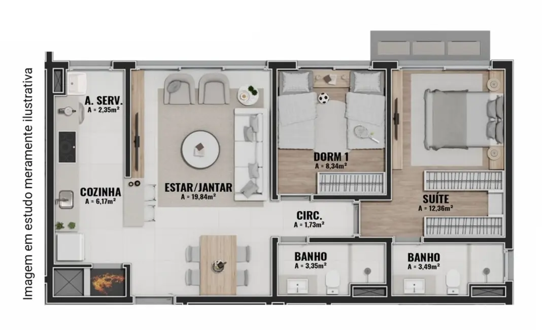 Foto 9 de Apartamento com 2 quartos à venda, 110m2 em Jardim Lindóia, Porto Alegre - RS