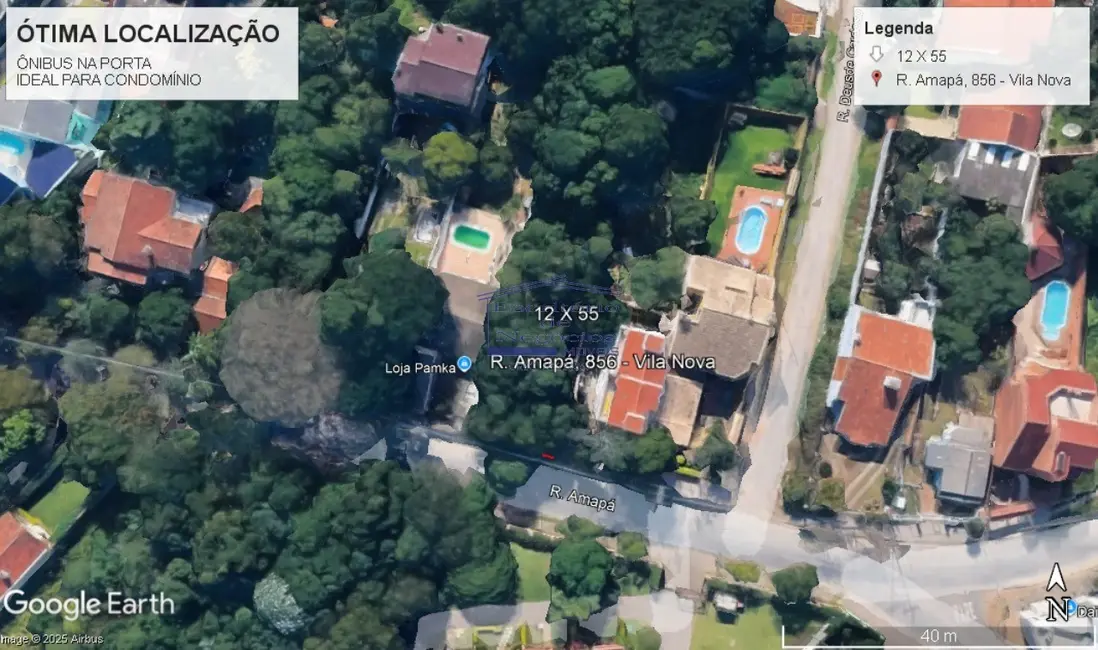 Foto 1 de Terreno / Lote à venda, 660m2 em Vila Nova, Porto Alegre - RS