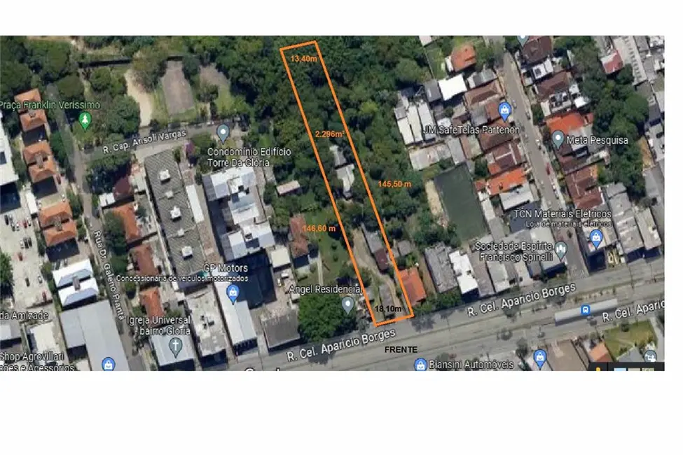 Foto 2 de Terreno / Lote à venda em Glória, Porto Alegre - RS