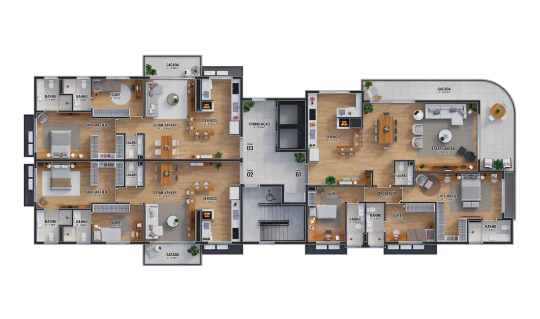 Foto 2 de Apartamento com 3 quartos à venda, 171m2 em Tristeza, Porto Alegre - RS