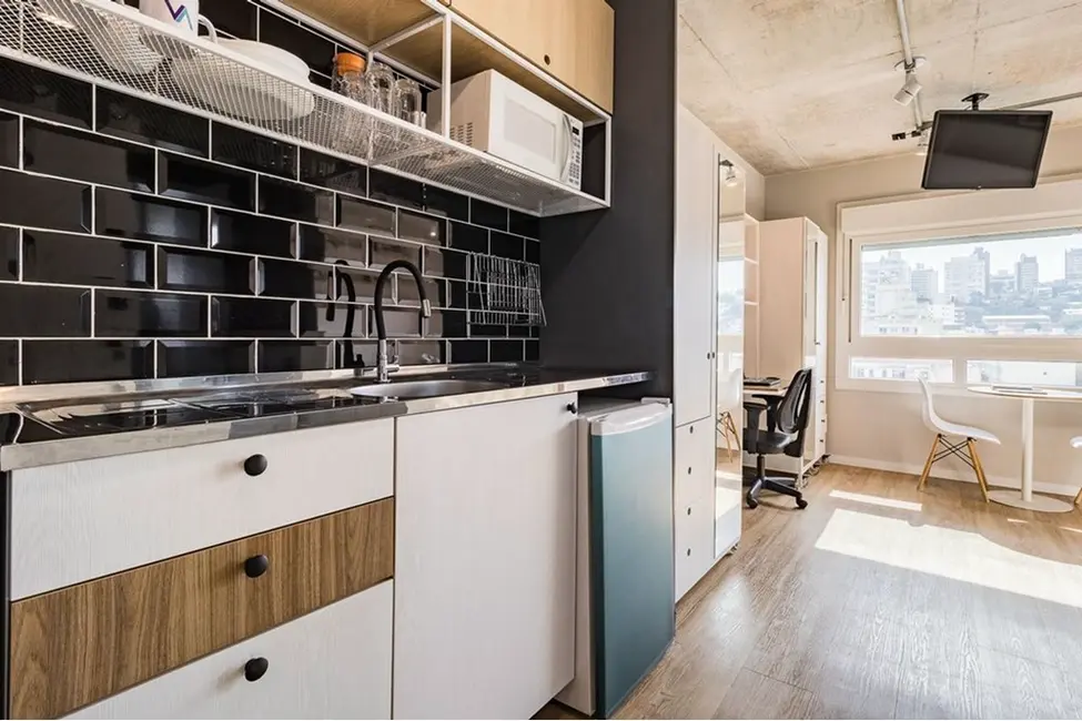 Foto 5 de Apartamento com 1 quarto à venda, 27m2 em Santa Cecília, Porto Alegre - RS