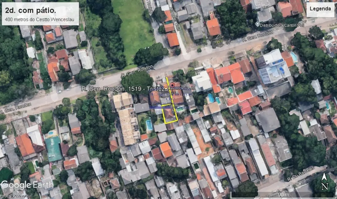 Foto 3 de Casa com 2 quartos para alugar, 75m2 em Tristeza, Porto Alegre - RS