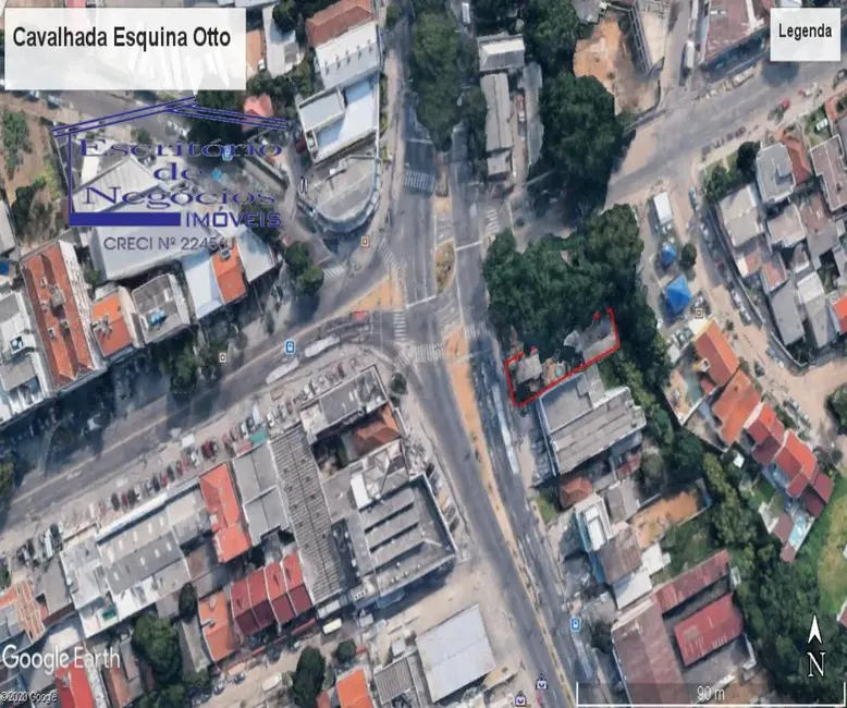 Foto 4 de Terreno / Lote à venda, 329m2 em Cavalhada, Porto Alegre - RS