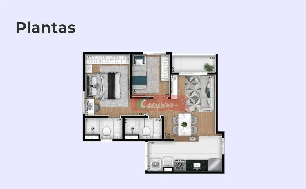 Apartamento com 2 quartos à venda, 42m2 em Vila Rosália, Guarulhos - SP - imagem 1 Foto 1 de Apartamento com 2 quartos à venda, 42m2 em Vila Rosália, Guarulhos - SP