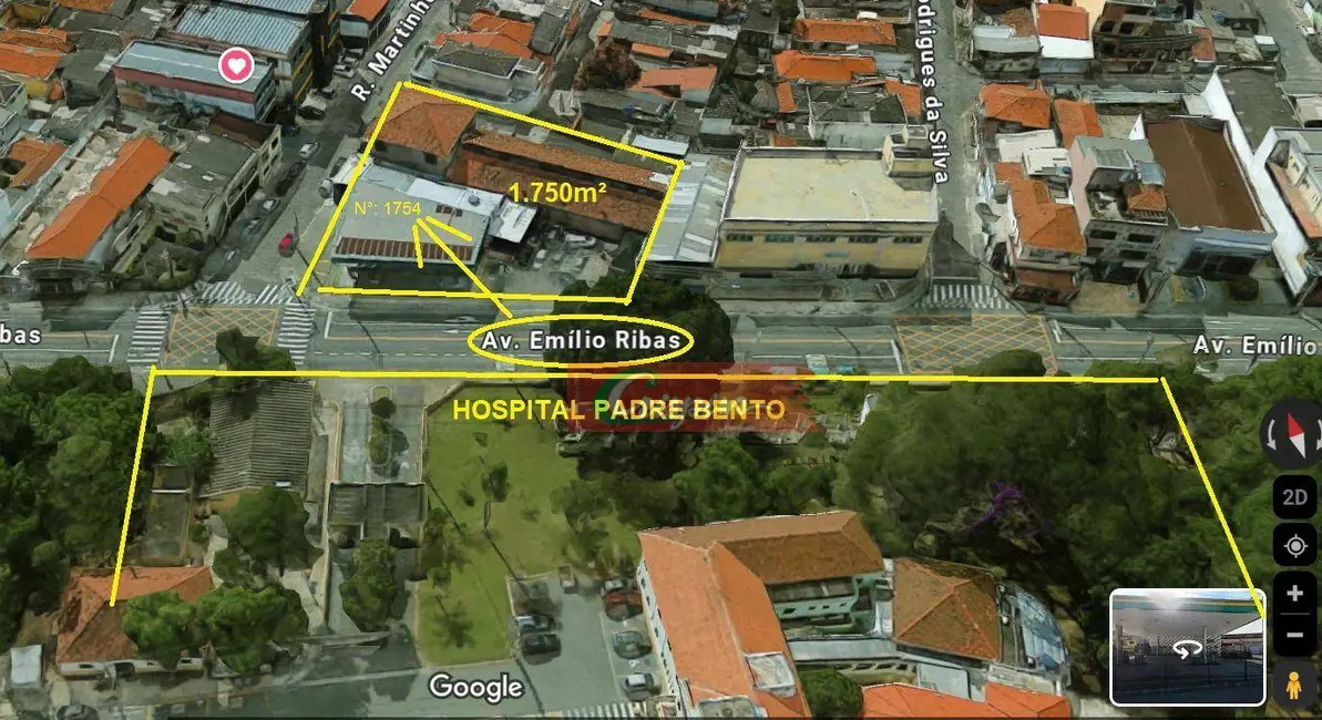 Foto 1 de Terreno / Lote para alugar, 1743m2 em Jardim Tranqüilidade, Guarulhos - SP