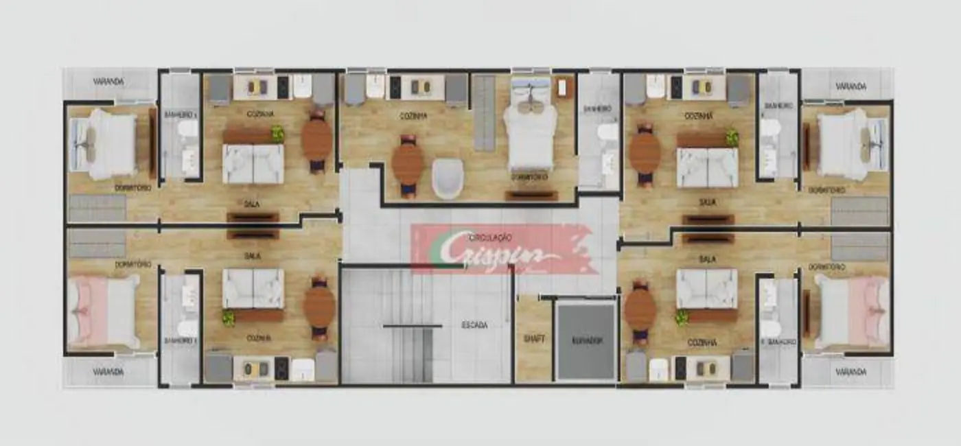 Foto 9 de Apartamento com 1 quarto à venda, 29m2 em Vila Pedro Moreira, Guarulhos - SP