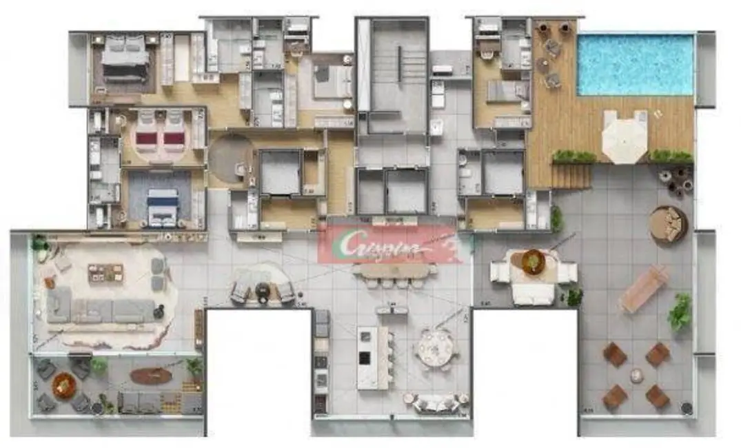 Foto 4 de Cobertura com 4 quartos à venda, 479m2 em Vila Progresso, Guarulhos - SP