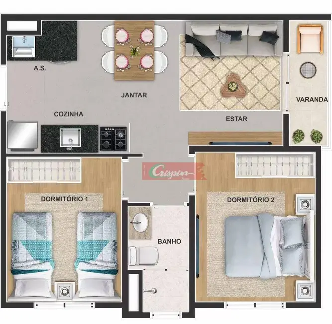 Apartamento com 2 quartos à venda, 38m2 em Bonsucesso, Guarulhos - SP - imagem 8 Foto 8 de Apartamento com 2 quartos à venda, 38m2 em Bonsucesso, Guarulhos - SP