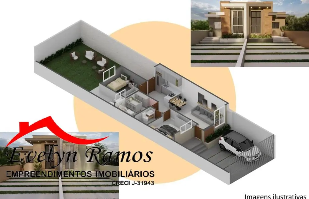 Foto 3 de Casa com 3 quartos à venda, 150m2 em Salto De Pirapora - SP