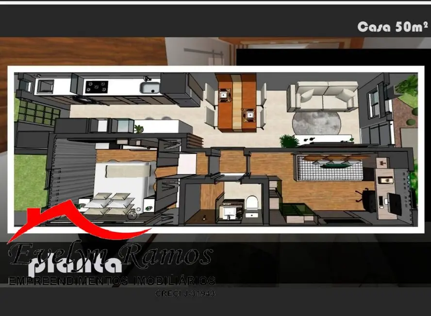 Foto 7 de Casa com 2 quartos à venda, 125m2 em Salto De Pirapora - SP