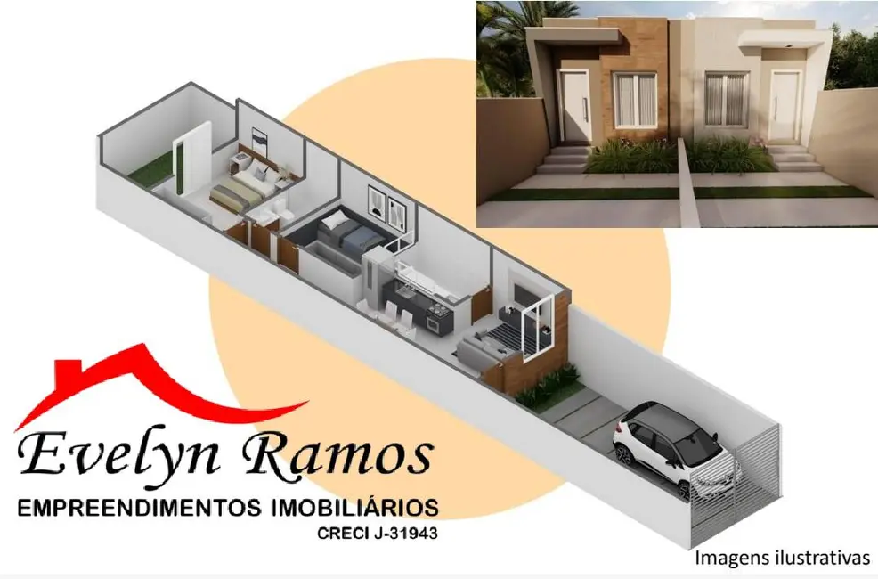 Foto 3 de Casa com 2 quartos à venda, 100m2 em Salto De Pirapora - SP