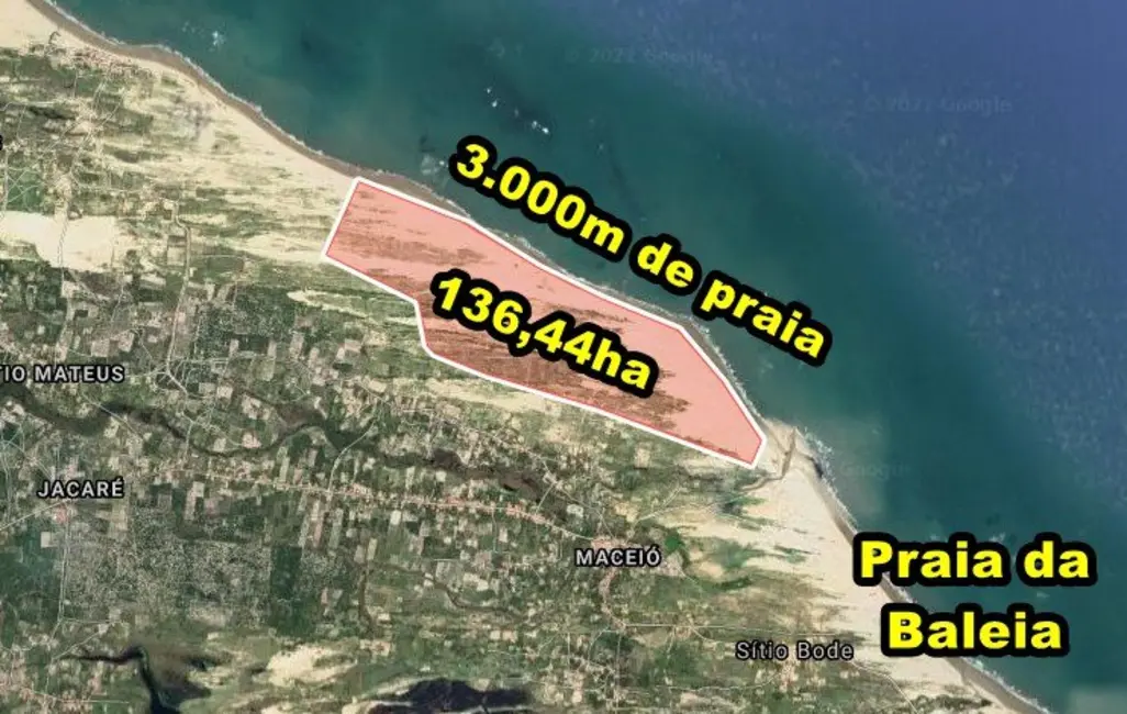 Foto 1 de Terreno / Lote à venda, 1364400m2 em Itapipoca - CE