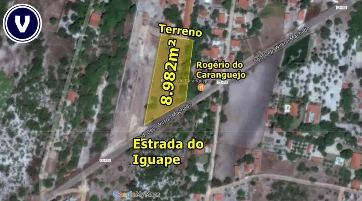 Foto 1 de Terreno / Lote à venda, 8982m2 em Aquiraz - CE