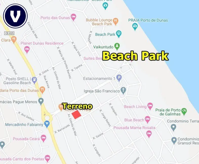 Terreno / Lote à venda, 3600m2 em Aquiraz - CE - imagem 5 Foto 5 de Terreno / Lote à venda, 3600m2 em Aquiraz - CE