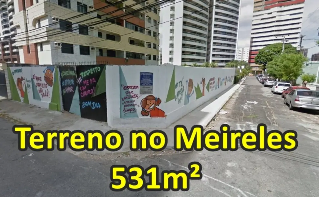 Foto 1 de Terreno / Lote à venda, 531m2 em Meireles, Fortaleza - CE