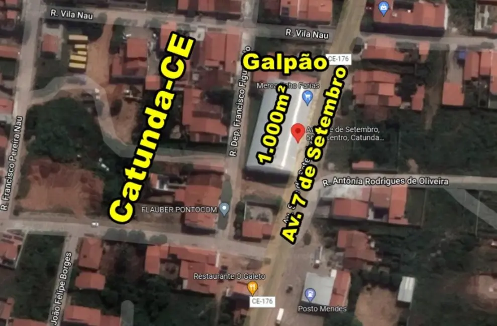 Foto 3 de Armazém / Galpão à venda, 1000m2 em Centro, Catunda - CE