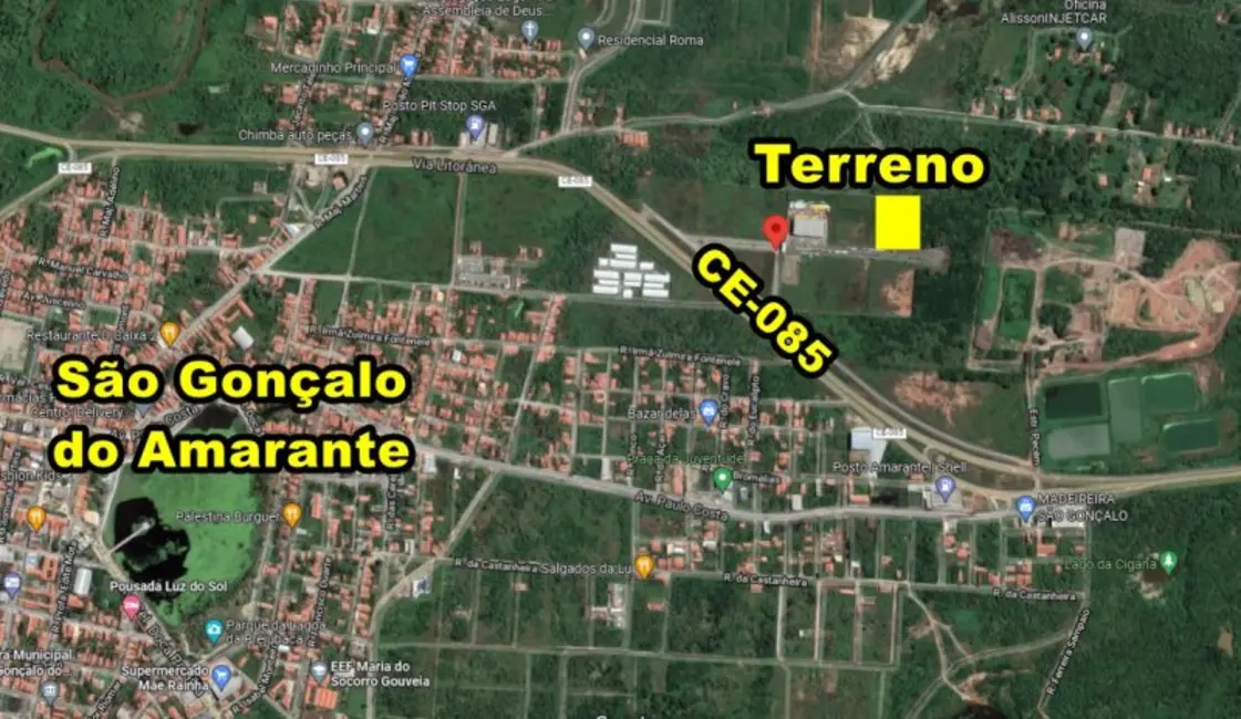 Terreno / Lote à venda, 9517m2 em Sao Goncalo Do Amarante - CE - imagem 2 Foto 2 de Terreno / Lote à venda, 9517m2 em Sao Goncalo Do Amarante - CE