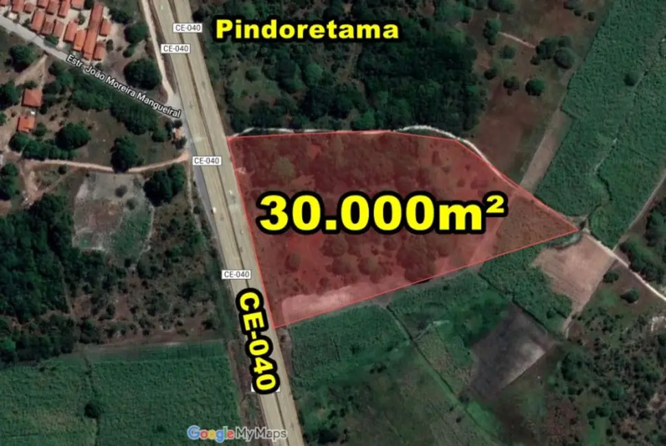 Foto 1 de Terreno / Lote à venda, 30000m2 em Centro, Pindoretama - CE
