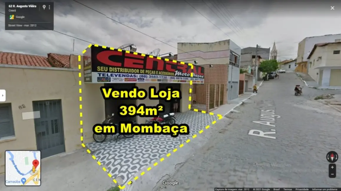 Foto 1 de Loja à venda, 394m2 em Centro, Mombaca - CE