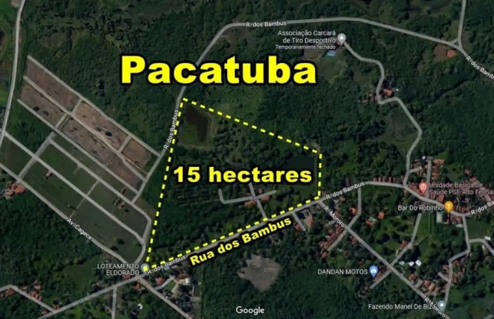 Terreno / Lote à venda, 5000m2 em Pavuna, Pacatuba - CE - imagem 1 Foto 1 de Terreno / Lote à venda, 5000m2 em Pavuna, Pacatuba - CE