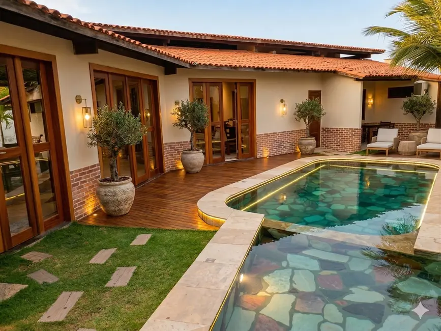 Foto 1 de Casa com 10 quartos à venda, 320m2 em Aquiraz - CE