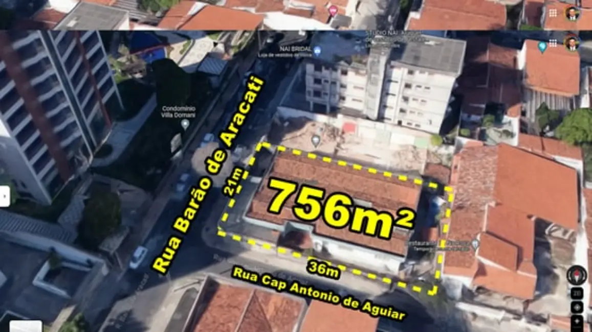 Terreno / Lote à venda, 756m2 em Aldeota, Fortaleza - CE - imagem 3 Foto 3 de Terreno / Lote à venda, 756m2 em Aldeota, Fortaleza - CE