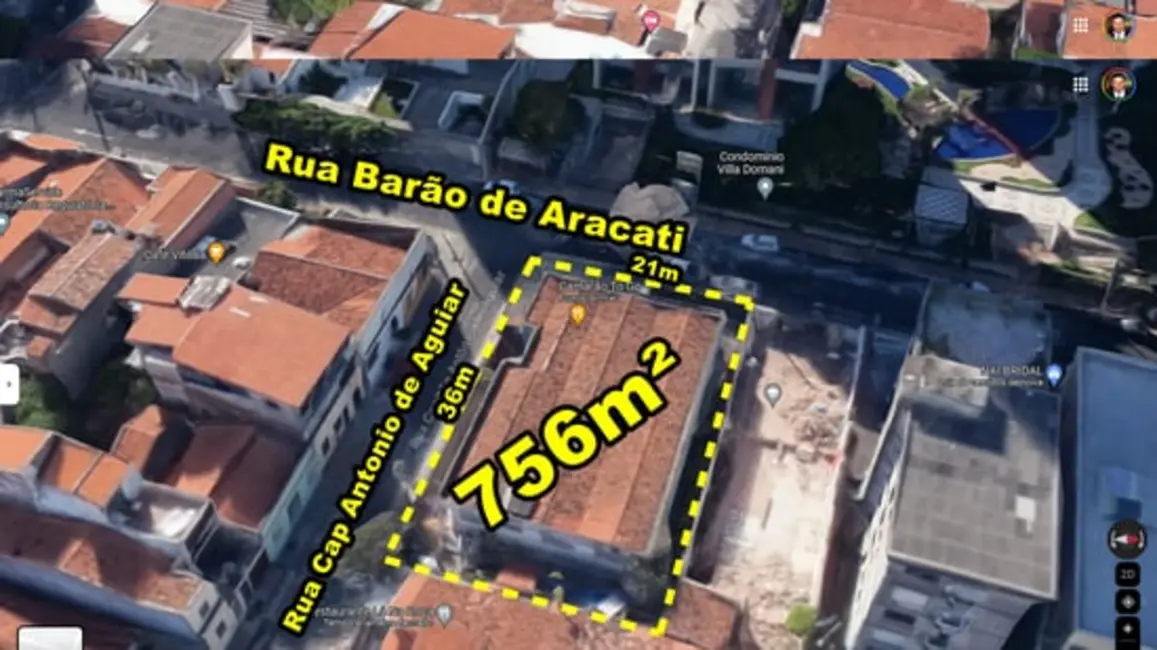 Terreno / Lote à venda, 756m2 em Aldeota, Fortaleza - CE - imagem 1 Foto 1 de Terreno / Lote à venda, 756m2 em Aldeota, Fortaleza - CE