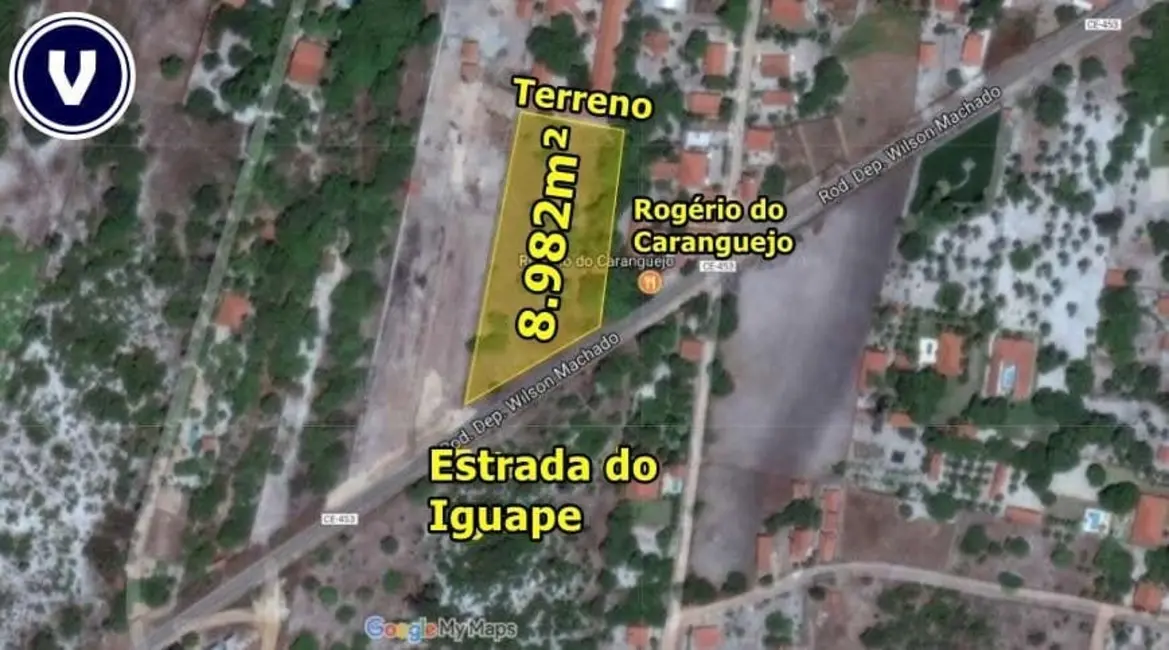 Foto 1 de Terreno / Lote à venda, 5000m2 em Aquiraz - CE