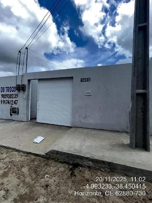 Foto 1 de Casa com 2 quartos à venda, 66m2 em Vertente, Horizonte - CE