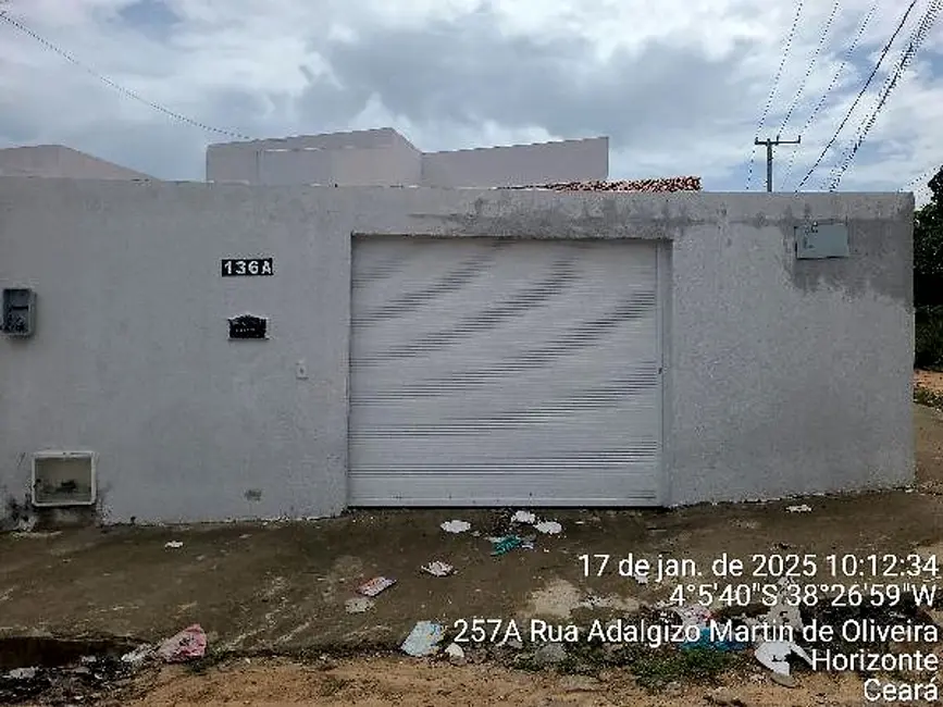 Foto 1 de Casa com 2 quartos à venda, 66m2 em Vertente, Horizonte - CE