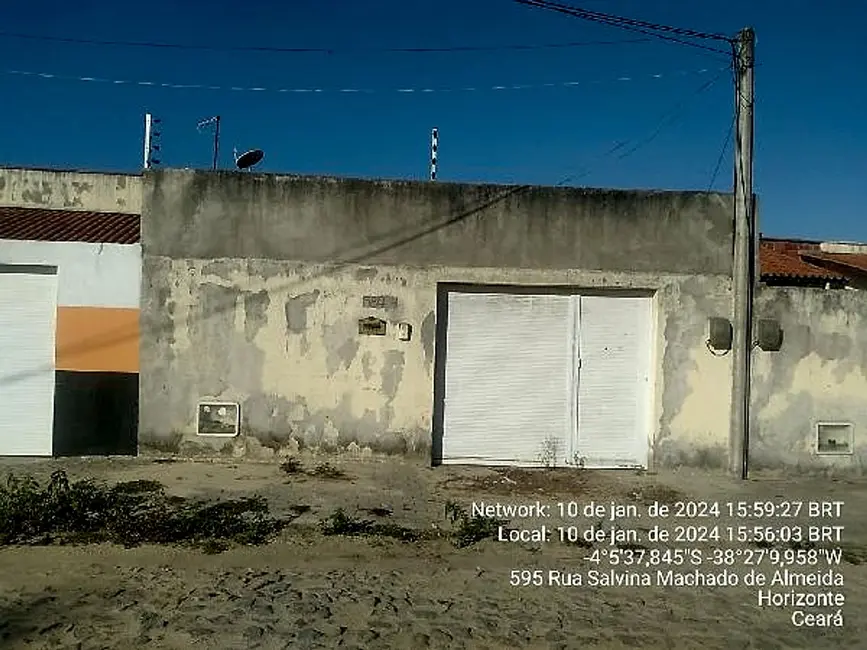 Foto 1 de Casa com 2 quartos à venda, 64m2 em Vertente, Horizonte - CE