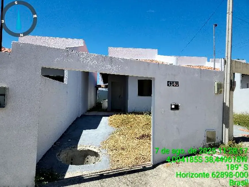 Foto 1 de Casa com 2 quartos à venda, 66m2 em Vertente, Horizonte - CE
