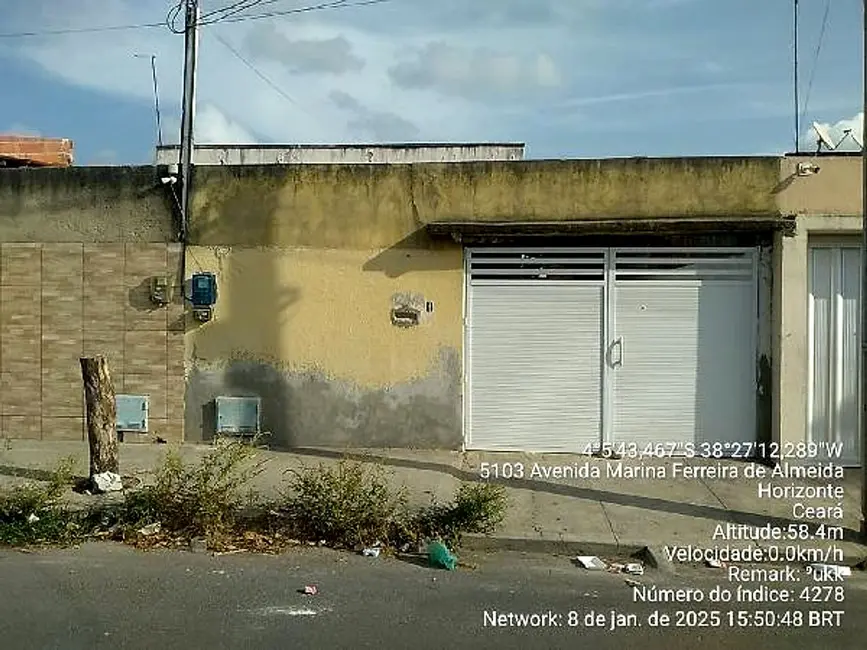 Foto 1 de Casa com 1 quarto à venda, 53m2 em Vertente, Horizonte - CE