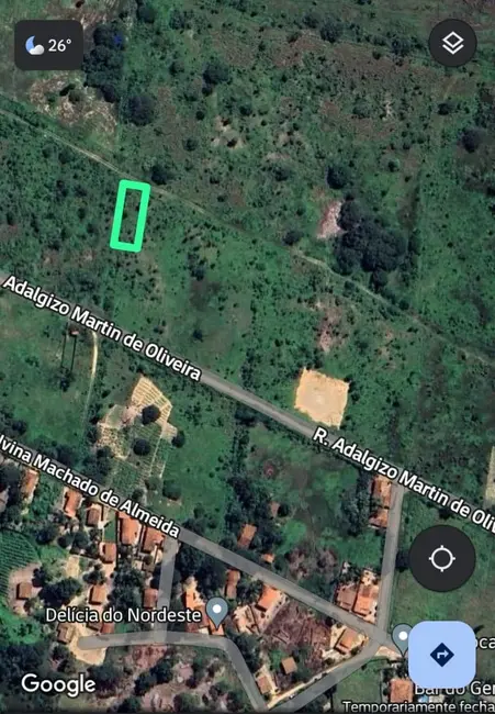 Foto 8 de Terreno / Lote à venda, 248m2 em Vertente, Horizonte - CE