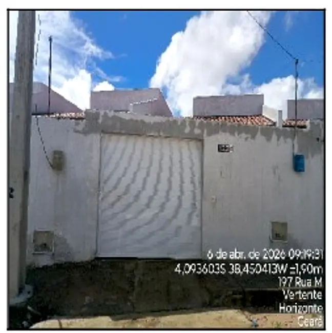 Foto 1 de Casa com 2 quartos à venda, 66m2 em Vertente, Horizonte - CE