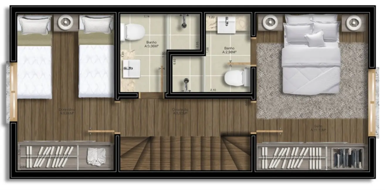 Foto 9 de Casa de Condomínio com 2 quartos à venda, 106m2 em Teresópolis, Porto Alegre - RS