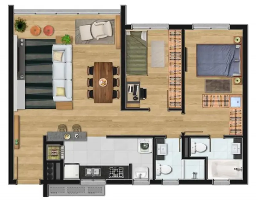 Apartamento com 2 quartos à venda, 108m2 em Nonoai, Porto Alegre - RS - imagem 8 Foto 8 de Apartamento com 2 quartos à venda, 108m2 em Nonoai, Porto Alegre - RS