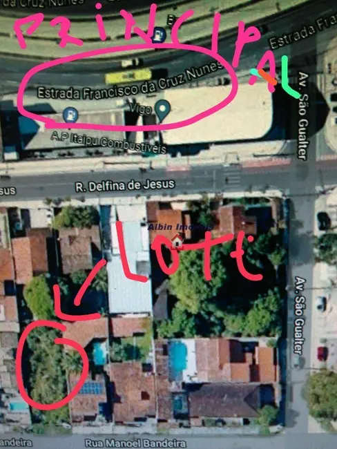 Foto 3 de Terreno / Lote à venda, 180m2 em Piratininga, Niteroi - RJ