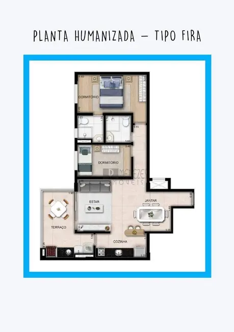 Apartamento com 2 quartos à venda, 70m2 em Vila Jacuí, São Paulo - SP - imagem 6 Foto 6 de Apartamento com 2 quartos à venda, 70m2 em Vila Jacuí, São Paulo - SP