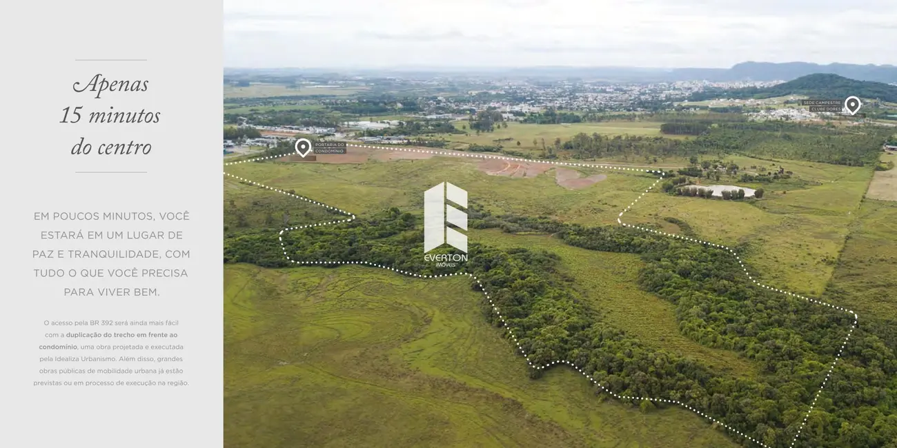 Foto 1 de Terreno / Lote à venda, 481m2 em Tomazetti, Santa Maria - RS