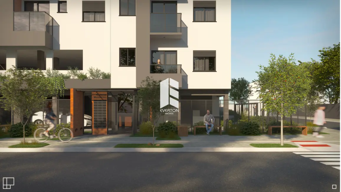 Foto 1 de Apartamento com 1 quarto à venda, 38m2 em Camobi, Santa Maria - RS