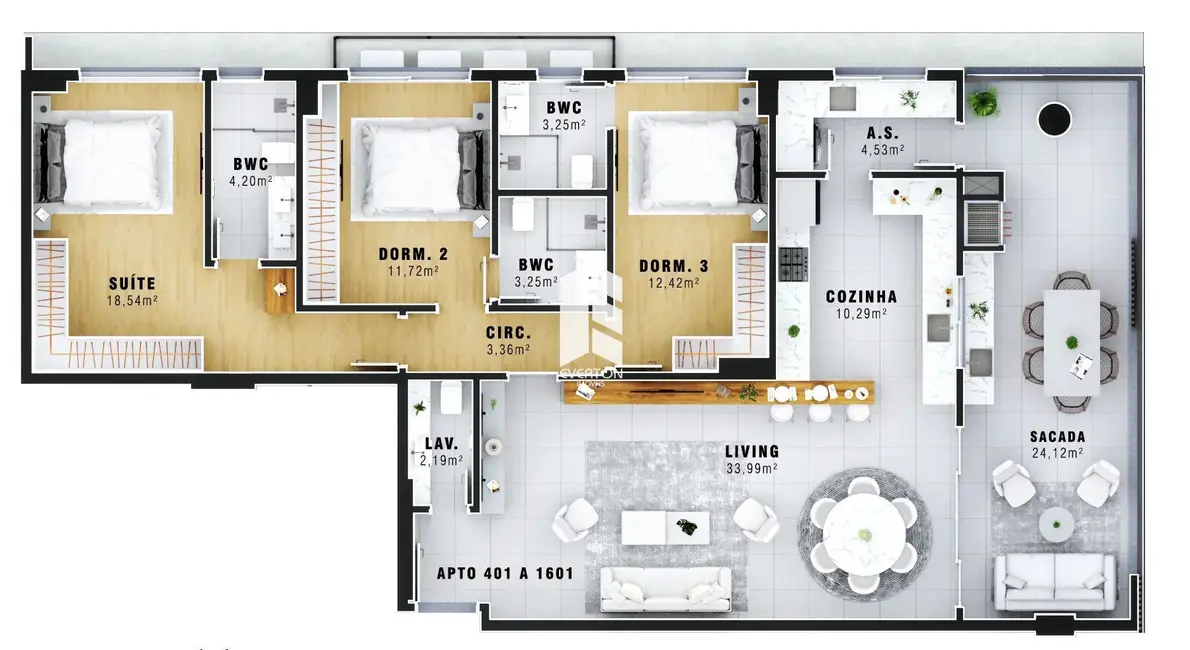 Apartamento com 3 quartos à venda, 153m2 em Centro, Santa Maria - RS - imagem 5 Foto 5 de Apartamento com 3 quartos à venda, 153m2 em Centro, Santa Maria - RS