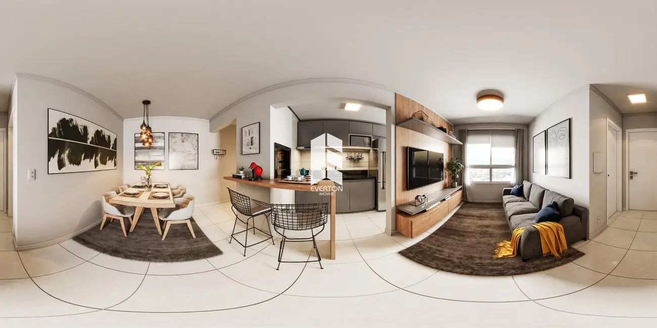 Foto 2 de Apartamento com 2 quartos à venda, 51m2 em Noal, Santa Maria - RS