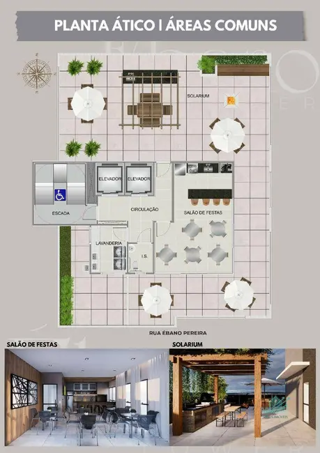 Foto 4 de Kitnet com 1 quarto à venda, 28m2 em Centro, Curitiba - PR