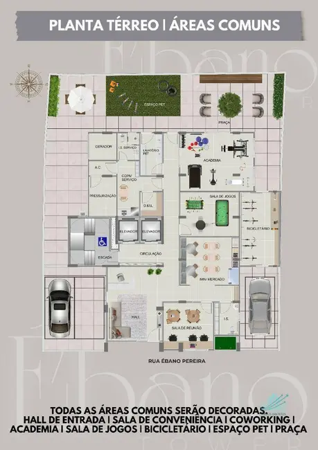 Foto 3 de Kitnet com 1 quarto à venda, 28m2 em Centro, Curitiba - PR