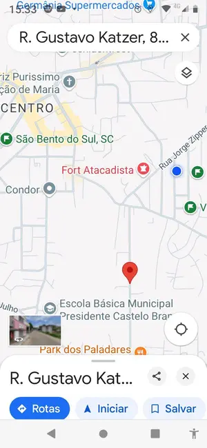 Foto 1 de Terreno / Lote à venda e para alugar, 709m2 em Centro, Sao Bento Do Sul - SC